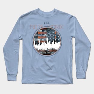 new york skyline Long Sleeve T-Shirt